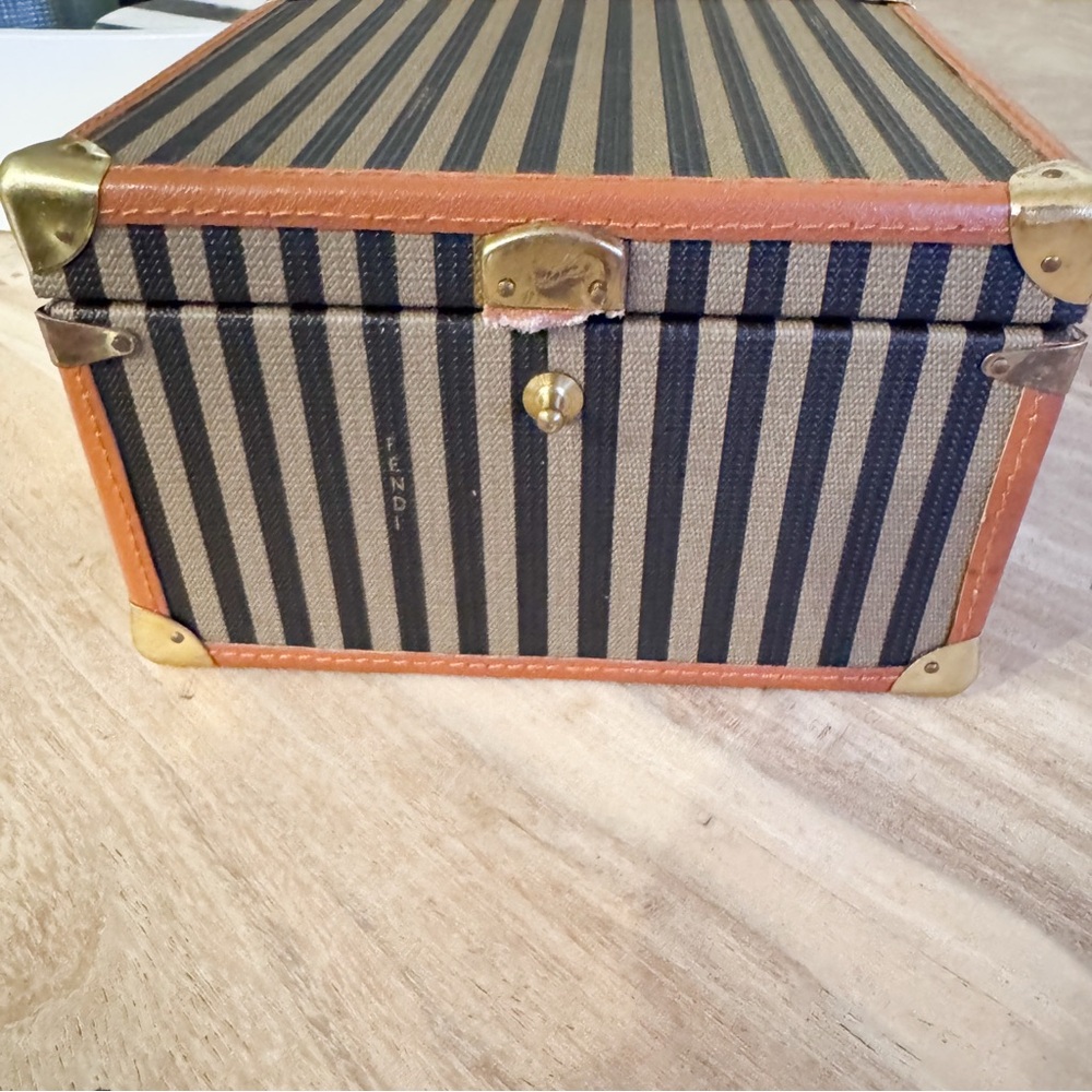 1980 FENDI Cubic Zucca Stripe Box - Picture 11 of 11